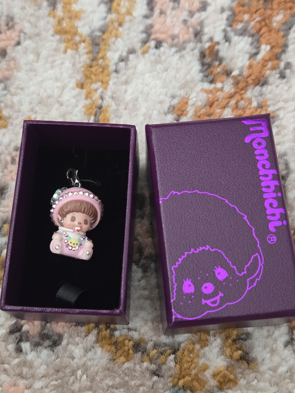 Swarovski × Atelier HongKong Bebichhichi Charm (Pink)